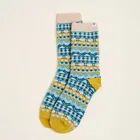 Brakeburn Fair Isle Fluffy Socks