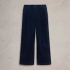 White Stuff Belle Cord Wide Leg Trouser Dark Navy