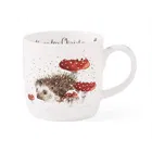Wrendale Designs `Home For Christmas` Hedgehog Mug