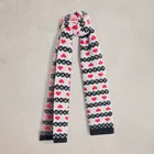 White Stuff Heart Fairisle Scarf Grey Multi