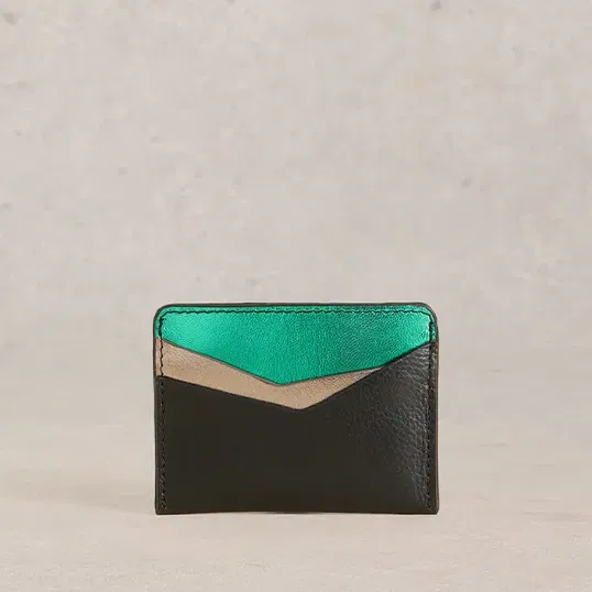 White Stuff Sloane Card Holder Black Multi