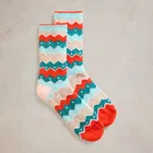 White Stuff Ziggy Sparkle Cabin Socks Pink Multi