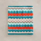 White Stuff Zig Zag Fairisle Snood Teal Multi