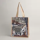 Seasalt Jute Shopper Port Navas Badger Acorn