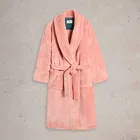 White Stuff Clover Cosy Dressing Gown Mid Pink