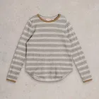 White Stuff Clara Stitch Long Sleeve T-Shirt Natural Multi