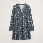 Seasalt Wreathe Tunic Woodblock Bloom Dusky Jade