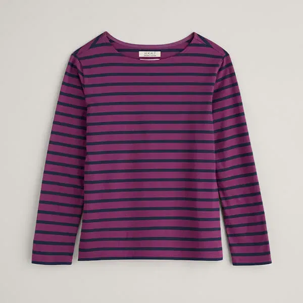 Seasalt Sailor Shirt Breton Aniseed Maritime