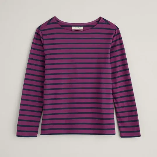 Seasalt Sailor Shirt Breton Aniseed Maritime