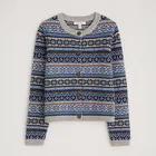 Seasalt Percella Cove Cardigan Open Garden Shallows Multi