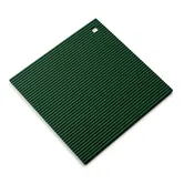 Zeal Silicone 22cm Square Hot Mat Trivet Forest Green