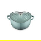 Le Creuset Sea Salt Cast Iron 20cm Heart Casserole