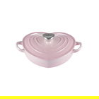 Le Creuset Shell Pink Cast Iron 20cm Heart Shape Dish