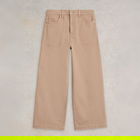White Stuff Tia Wide Leg Crop Jeans Natural