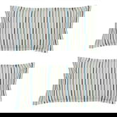 Land & Shore Barrow Stripe Oxford Pillowcase Pair Multi