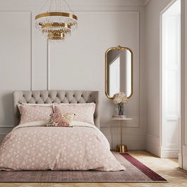 V&A Eternal Bloom Duvet Cover King Size Rose