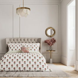 V&A Regal Marigold Duvet Cover Super King Size Rose